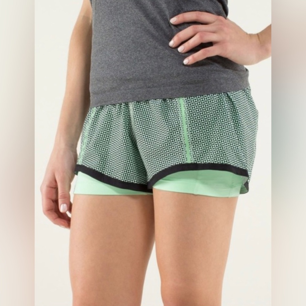 Lululemon In A Flash Double Layered Shorts